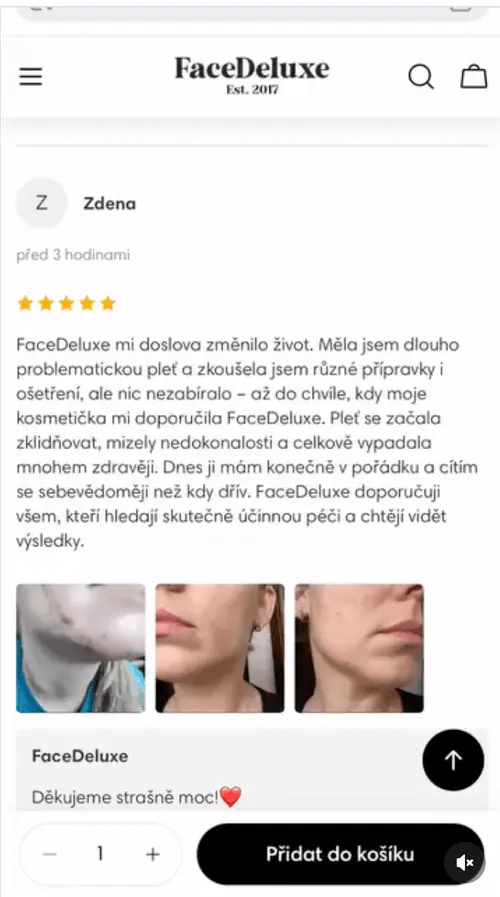 Zo života FaceDeluxe — instagramový príspevok 5